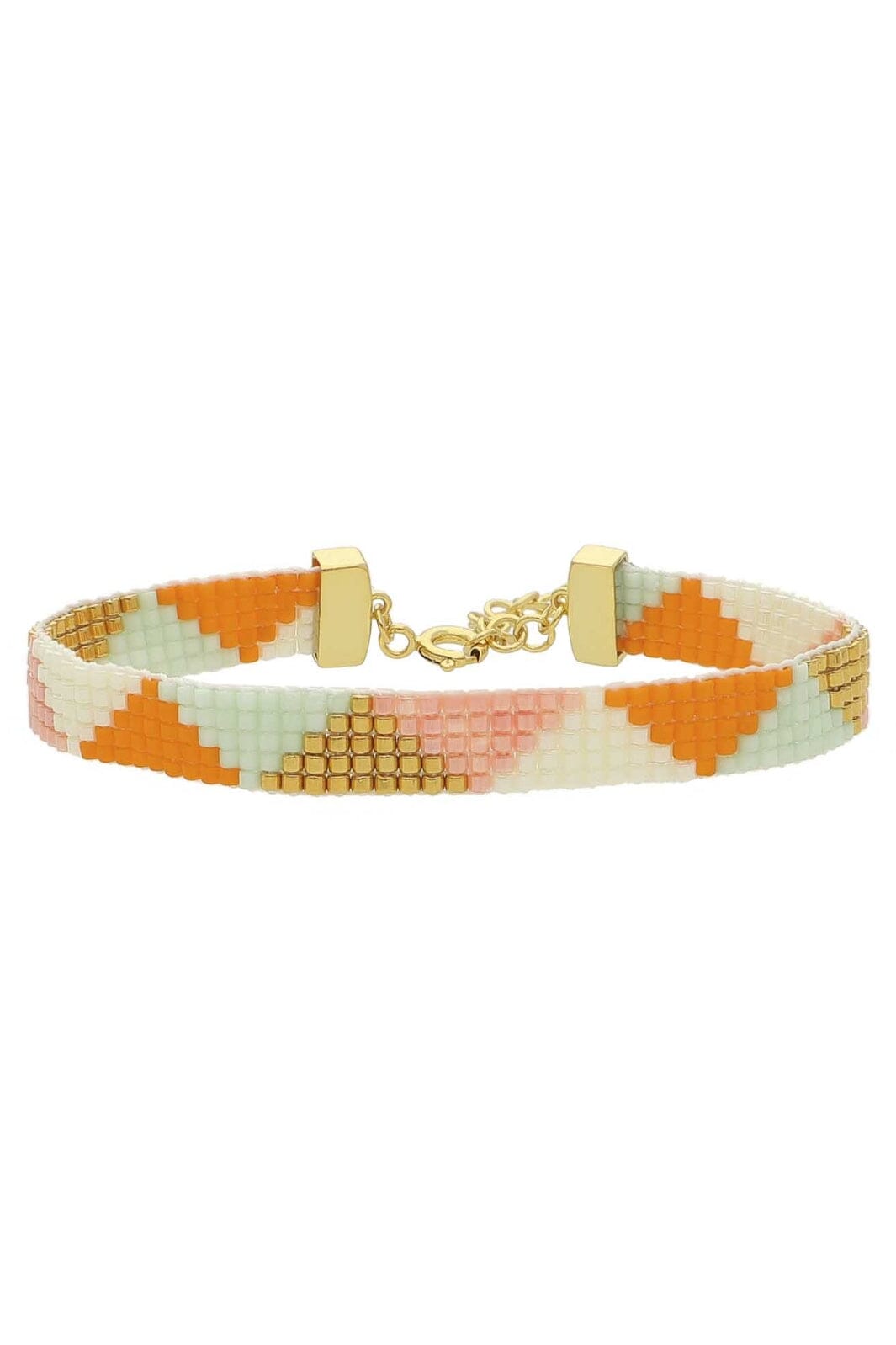 Nuni Copenhagen - Janis - Orange Multi Armbånd 