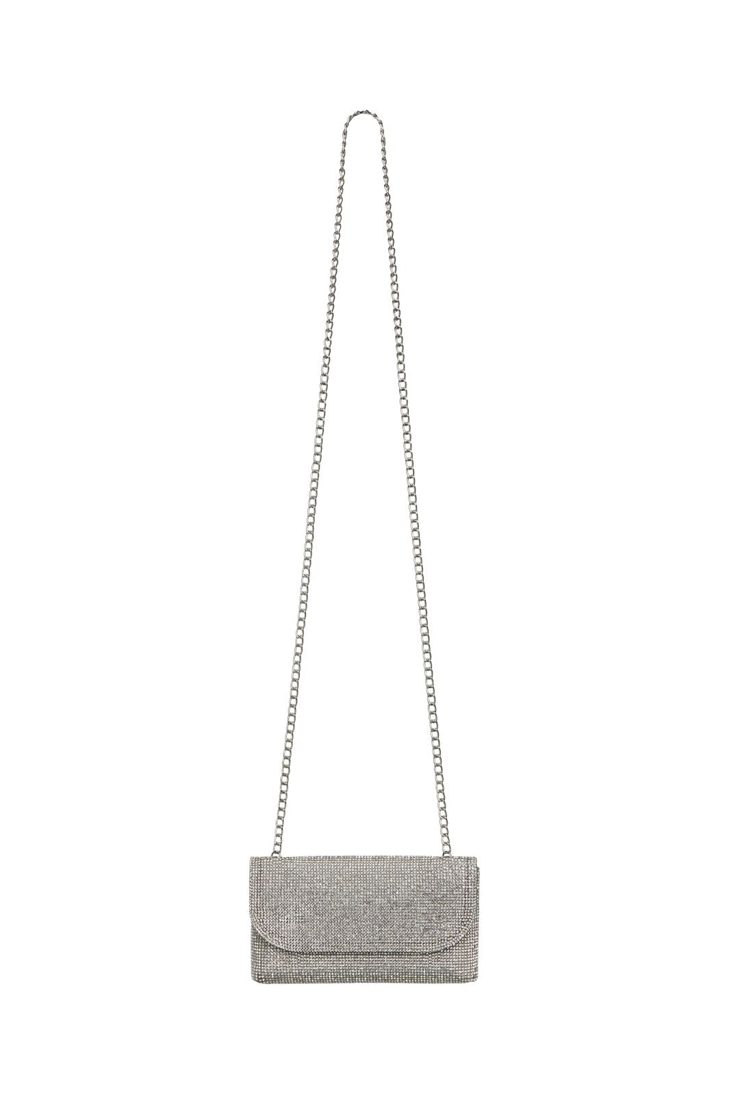 Object - Objbritney Pu Crossbody Bag 134 - 4587091 Silver Colour