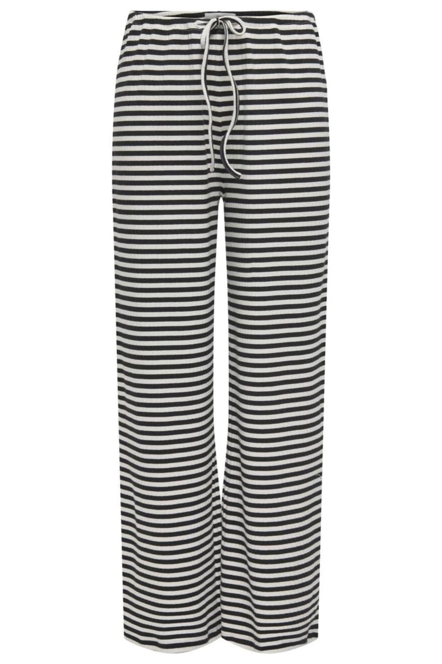 Only - Onlaida Striped Pant - 4683320 Black White