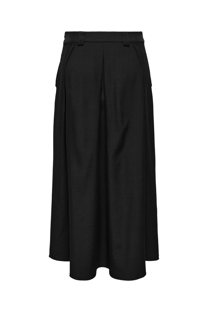 Only - Onlginny Mel Wide Long Skirt - 4676316 Black