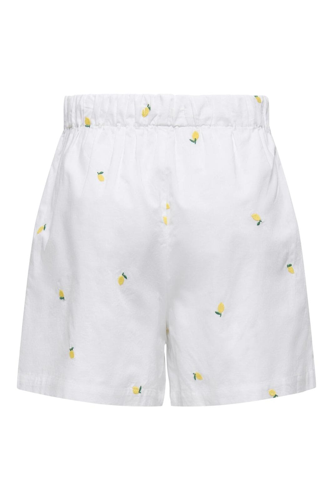 Only - Onlgrace Emb Shorts - 4789555 Bright White Lemon