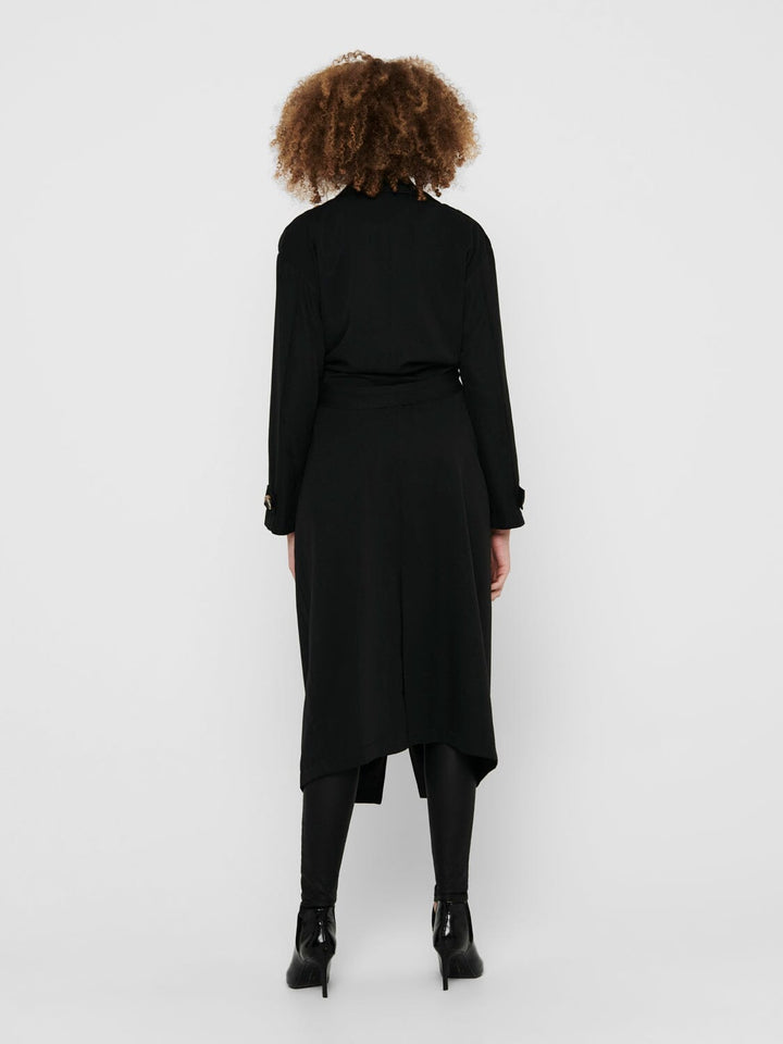 Only, Onlline X-Long Trenchcoat Otw, Black