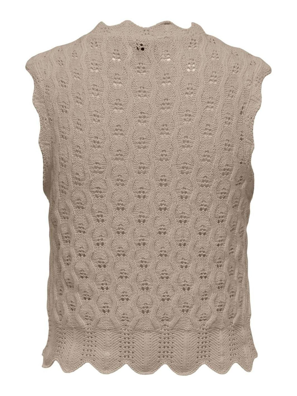 Only - Onlluna Life Sl O-Neck Tank Knt - 4775533 Feather Gray