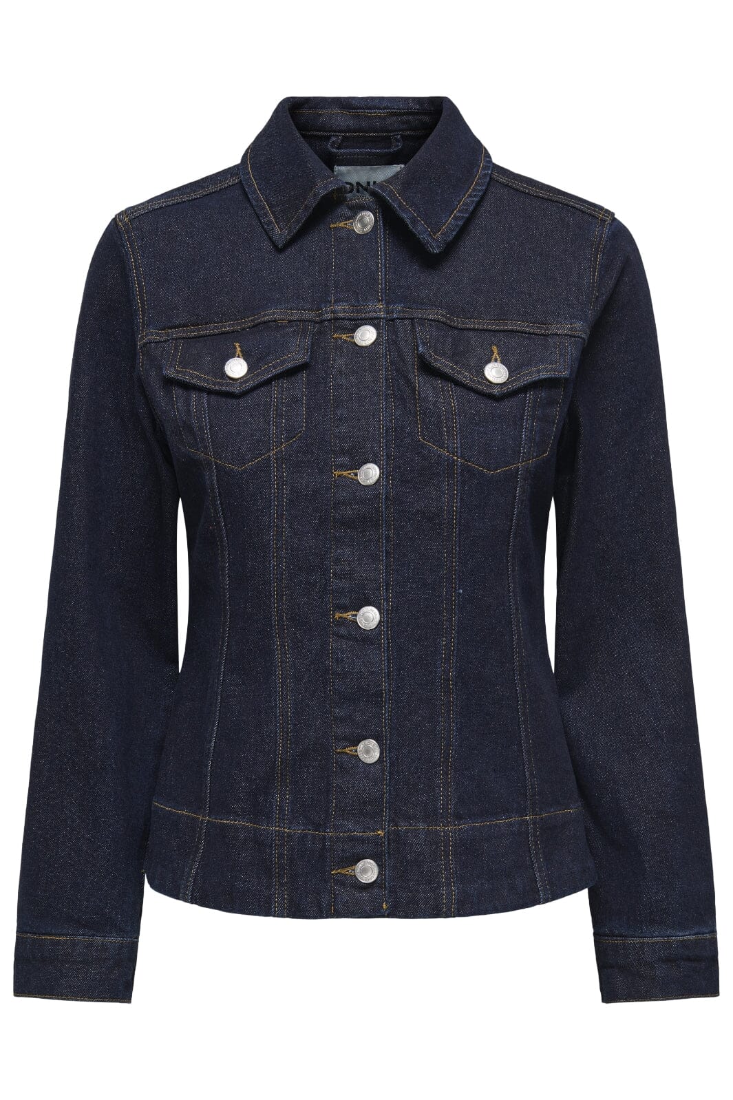 Only - Onlmadison Ls Shaped Jacket Mae - 4657628 Dark Blue Denim Jakker 