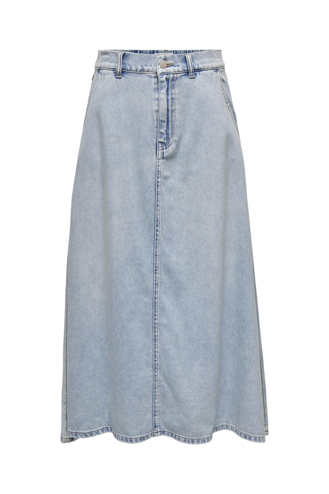 Only - Onlmindy Loose Skirt - 4479241 Light Blue Denim