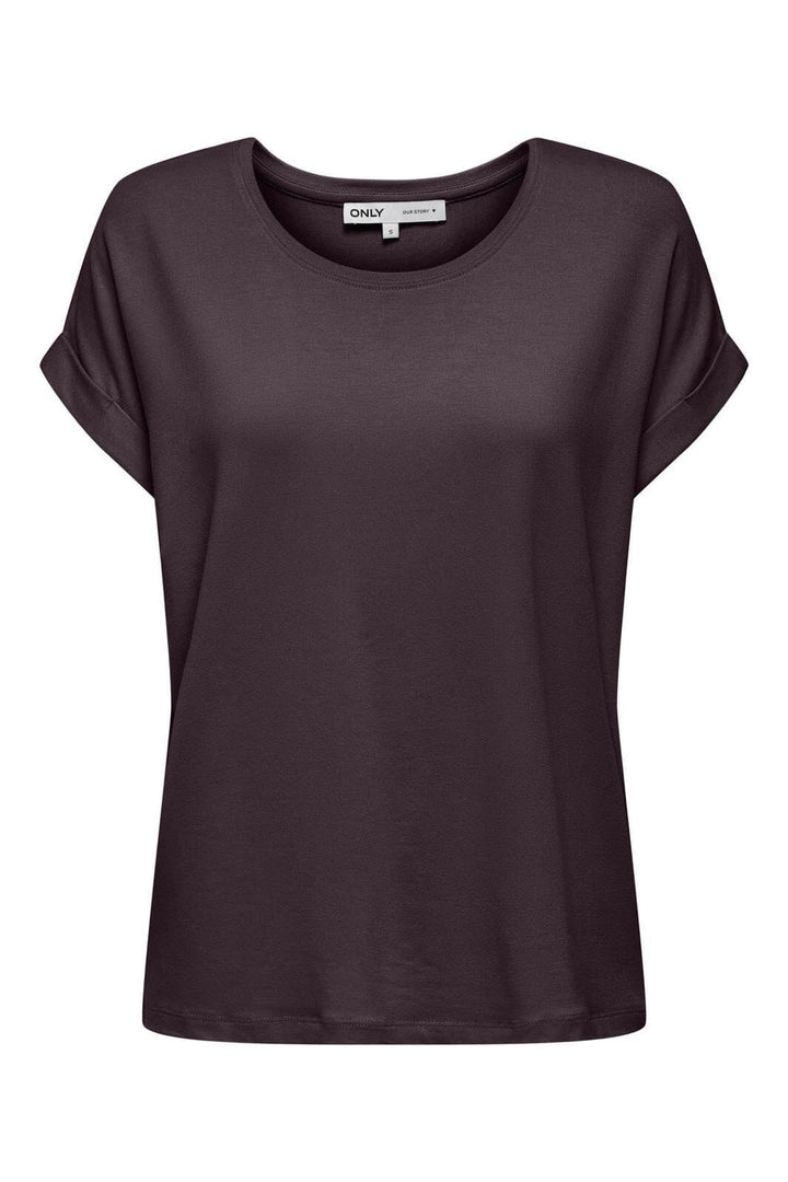 Only - Onlmoster S/S O-Neck Top - 2424875 Winetasting