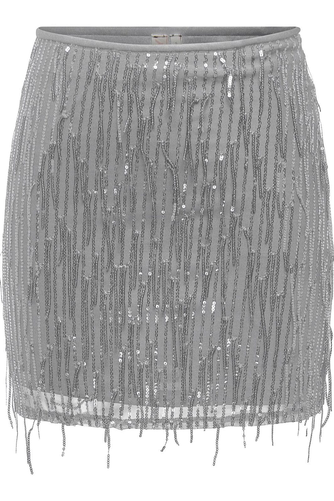 Only - Onlspacy Short Sequins Skirt 15305742 - 4675135 - Vapor Blue Silver Sequins