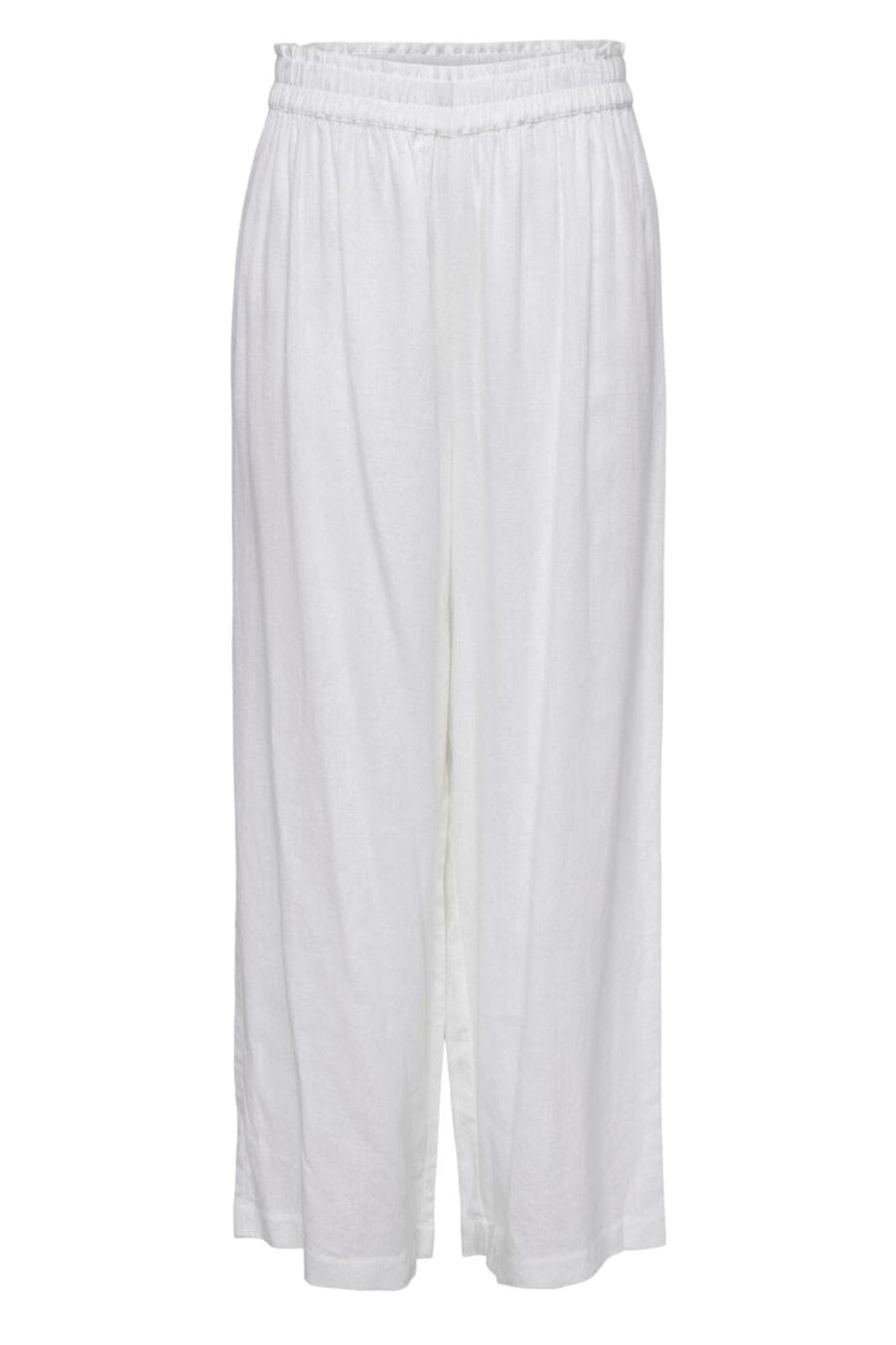 Only - Onltokyo Linen Blend Pant - 3926545 Bright White Bukser 