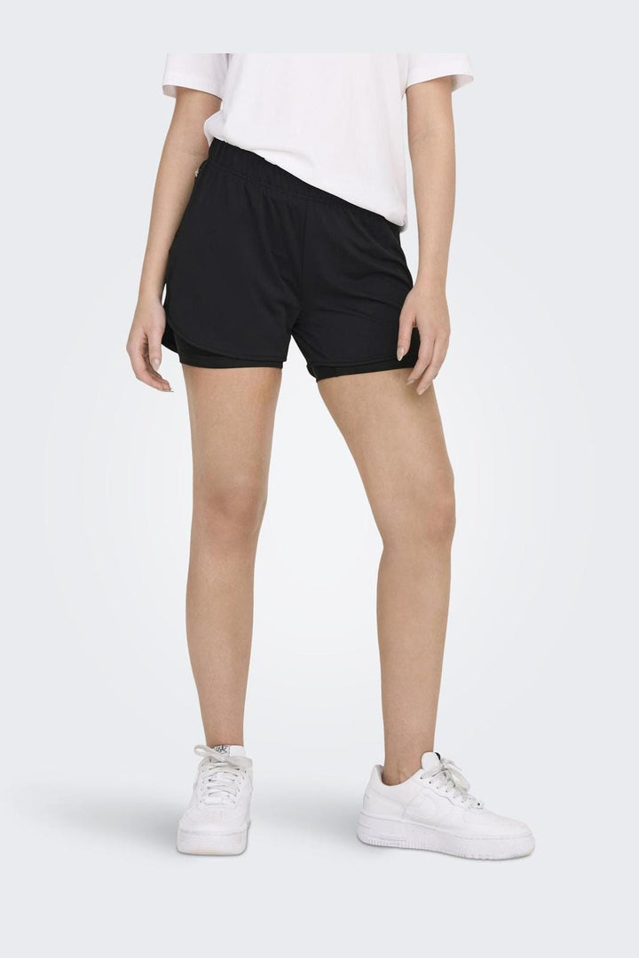 Only Play - Onpmila-2 Life Loose Pck Shorts - 4117513 Black