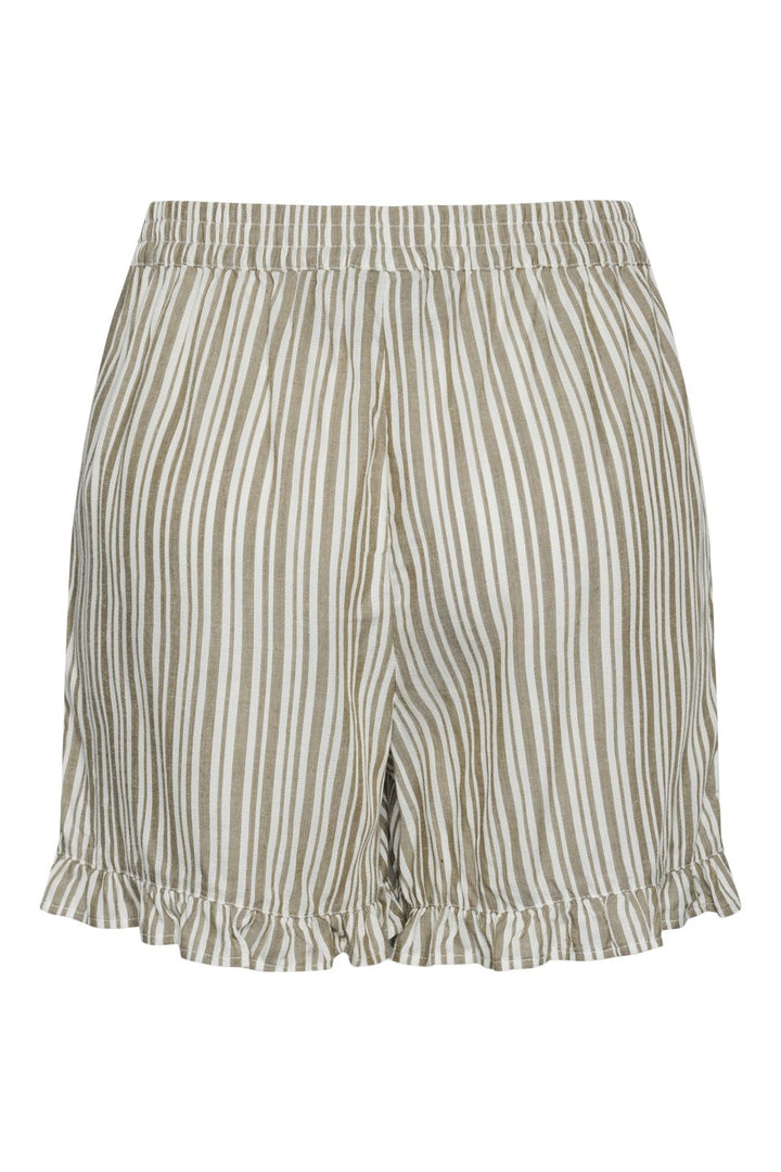 Pieces - Pcalvina Shorts - 4471847 Laurel Oak Cloud Dancer