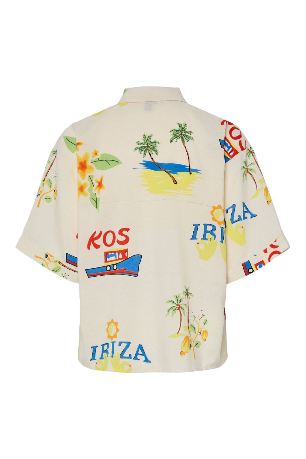 Pieces - Pcbella 2/4 Loose Shirt Kca - 4828327 Eggnog Ibiza