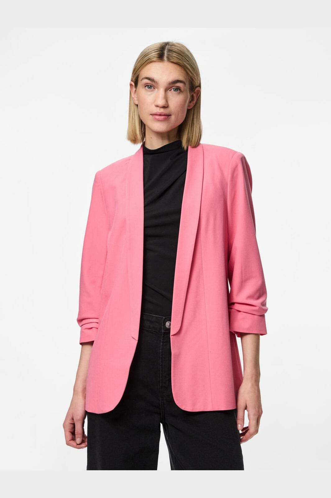 Pieces - Pcbosella 3/4 Blazer - 4660943 Pink Lemonade