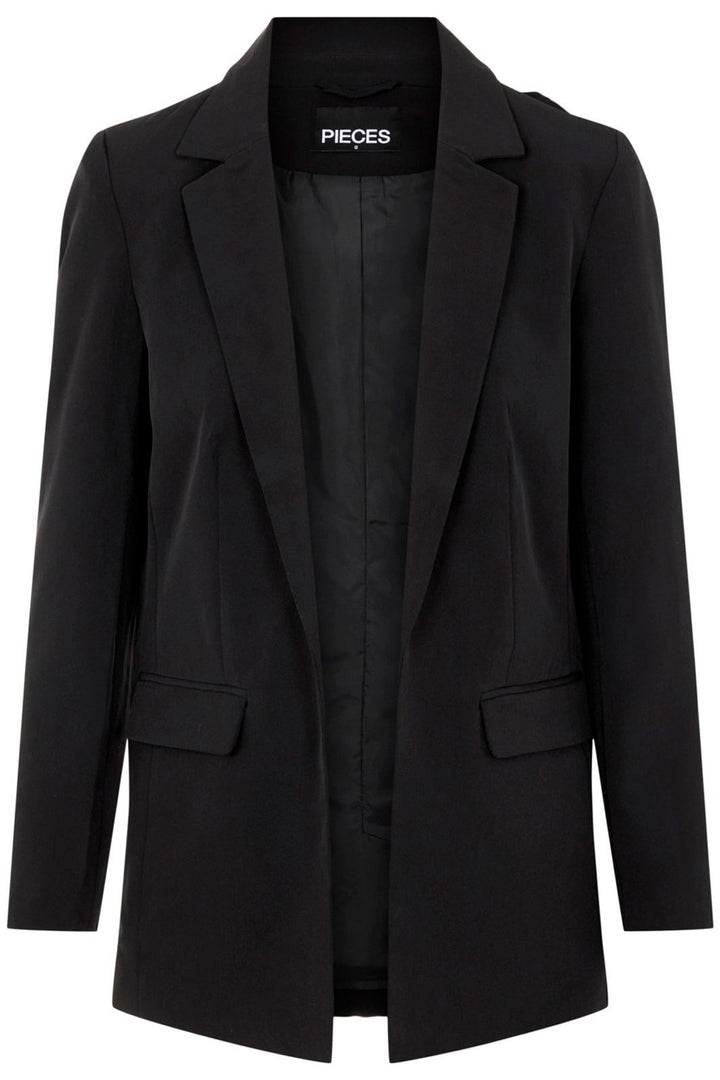 PIECES - PcBossy LS Loose Blazer - Black Blazer 