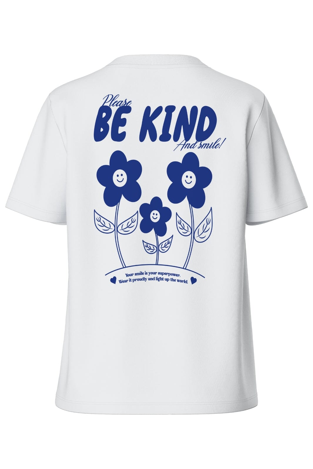 Pieces - Pcdaisy Ss O-Neck Tee - 4830137 Cloud Dancer Be Kind