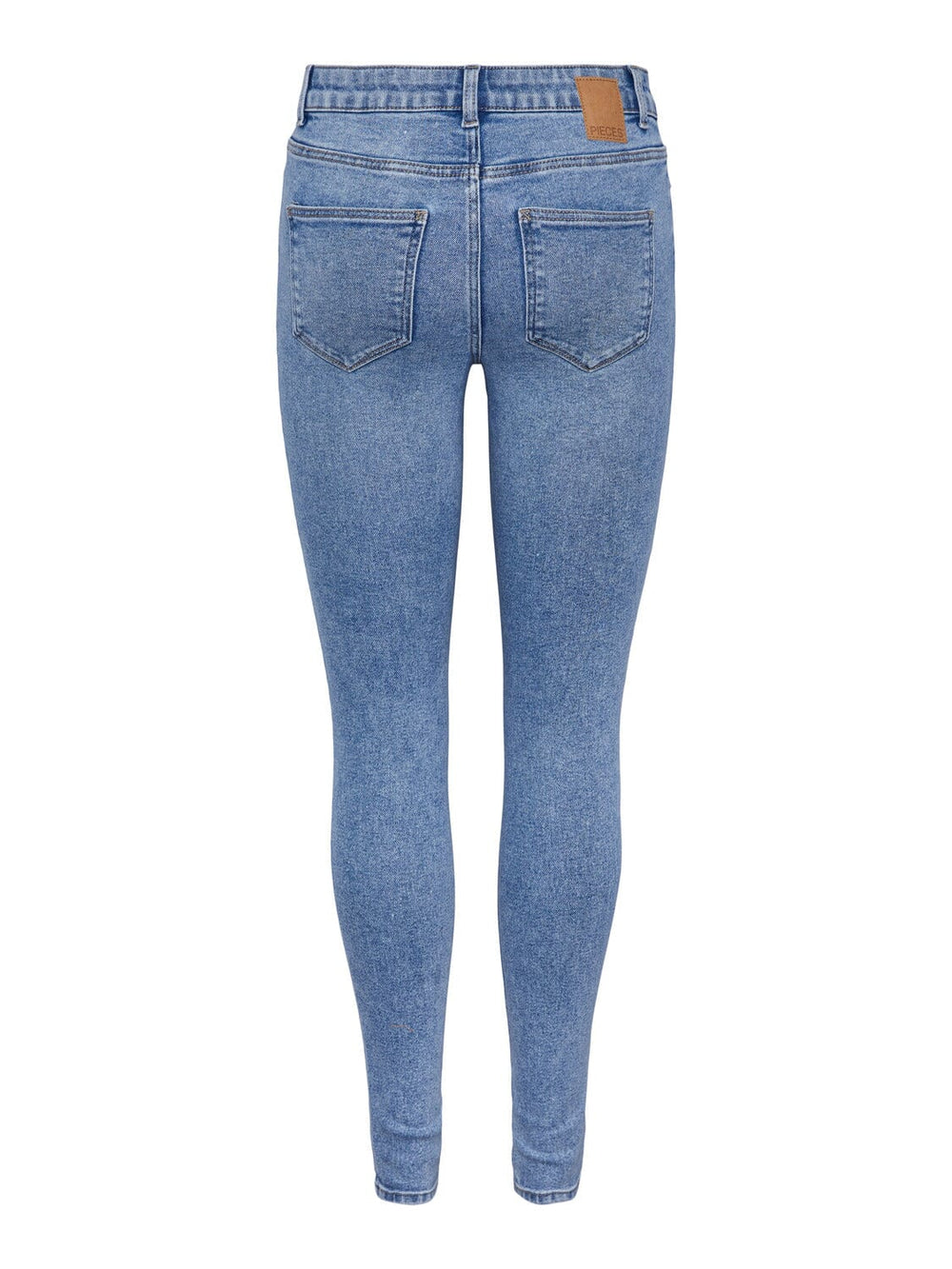 Pieces, Pcdana Mw Skinny Jeans Lb302, Light Blue Denim