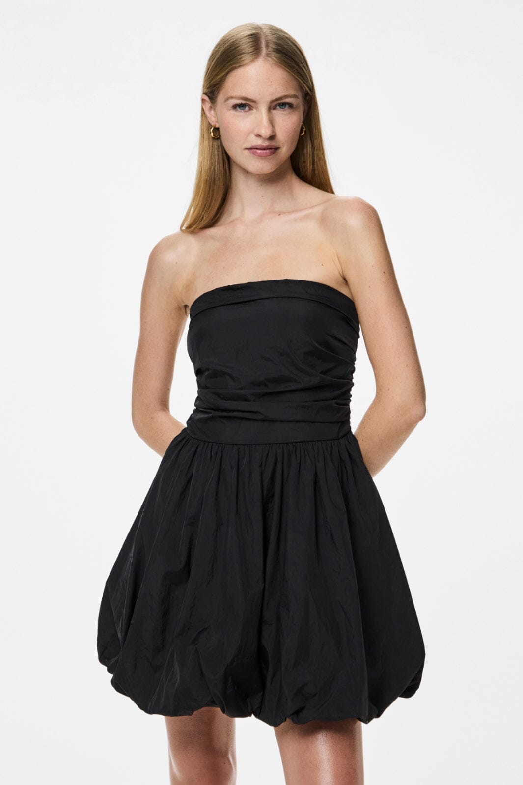 Pieces - Pcdanni Mini Balloon Dress Kca - 4786960 Black