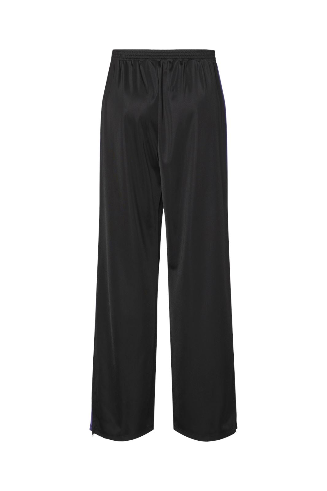 Pieces - Pcfelicia Wide Pant Fsy - 4747763 Black Ultraviolet/White Stripe