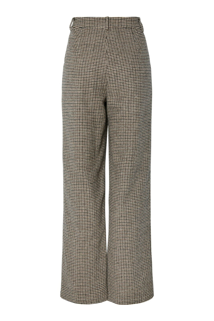 Pieces - Pcfenny Straight Pant Fsy - 4884284 Delicioso Houndstooth