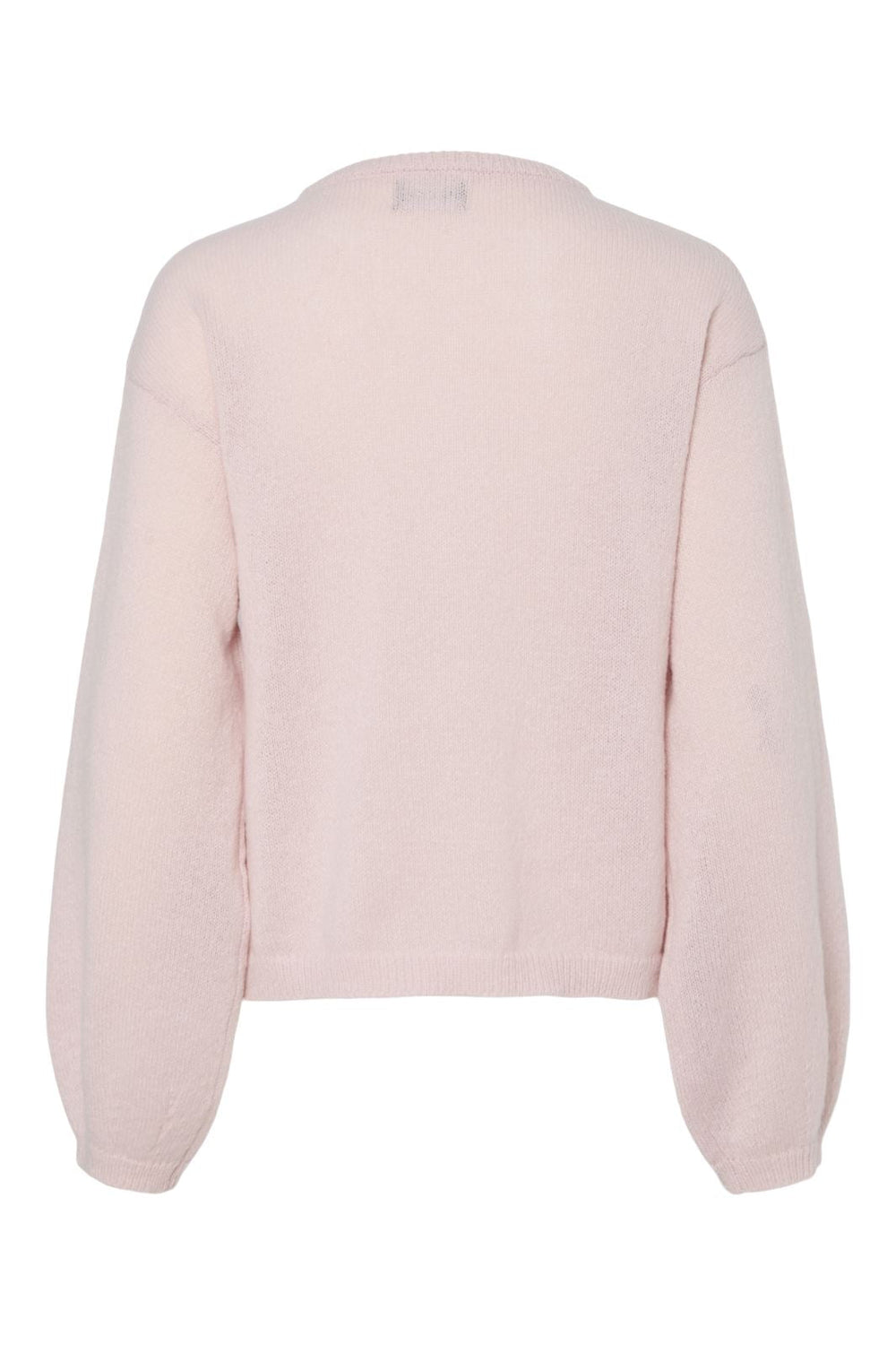 Pieces - Pcida Ls O-Neck Knit Pwp Mm - 4742184 Roseate Spoonbill