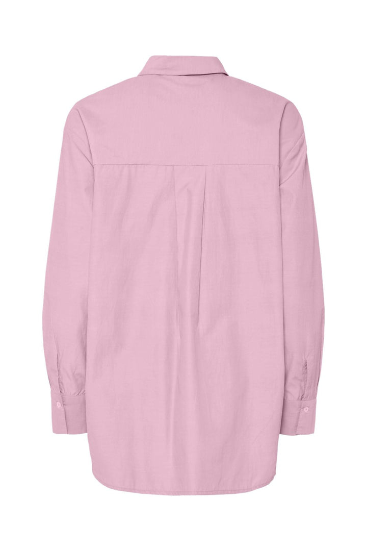 Pieces - Pcmelia Ls Loose Shirt - 4648674 Roseate Spoonbill