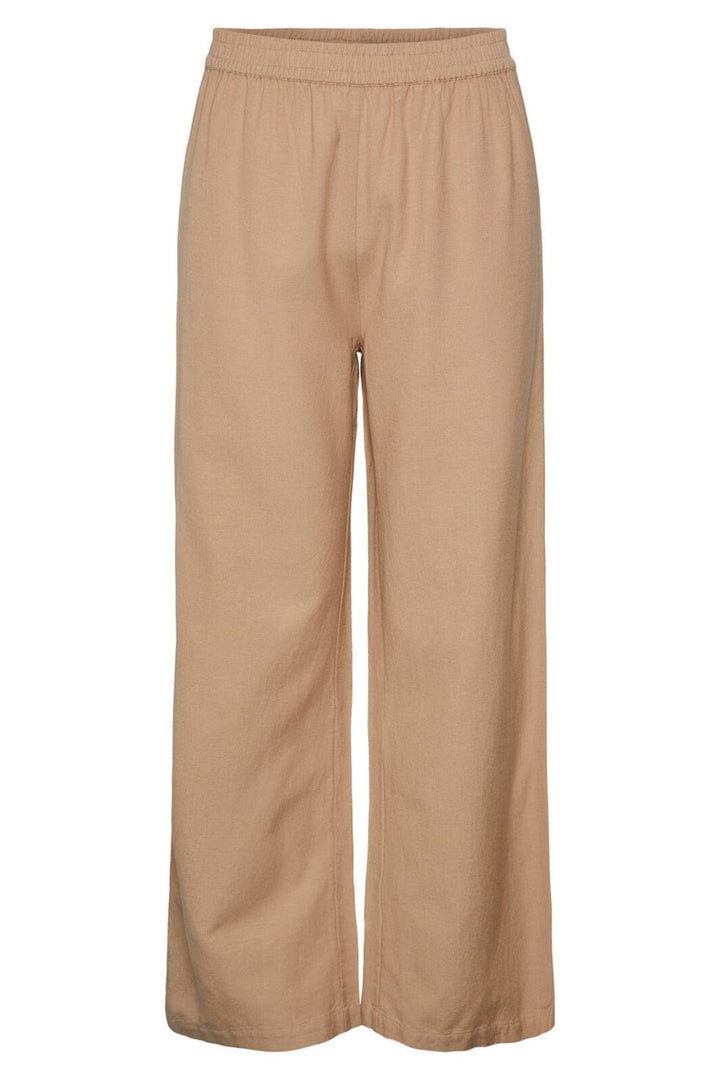 Pieces - Pcmilano Wide Pant Dmo - Nomad Bukser 