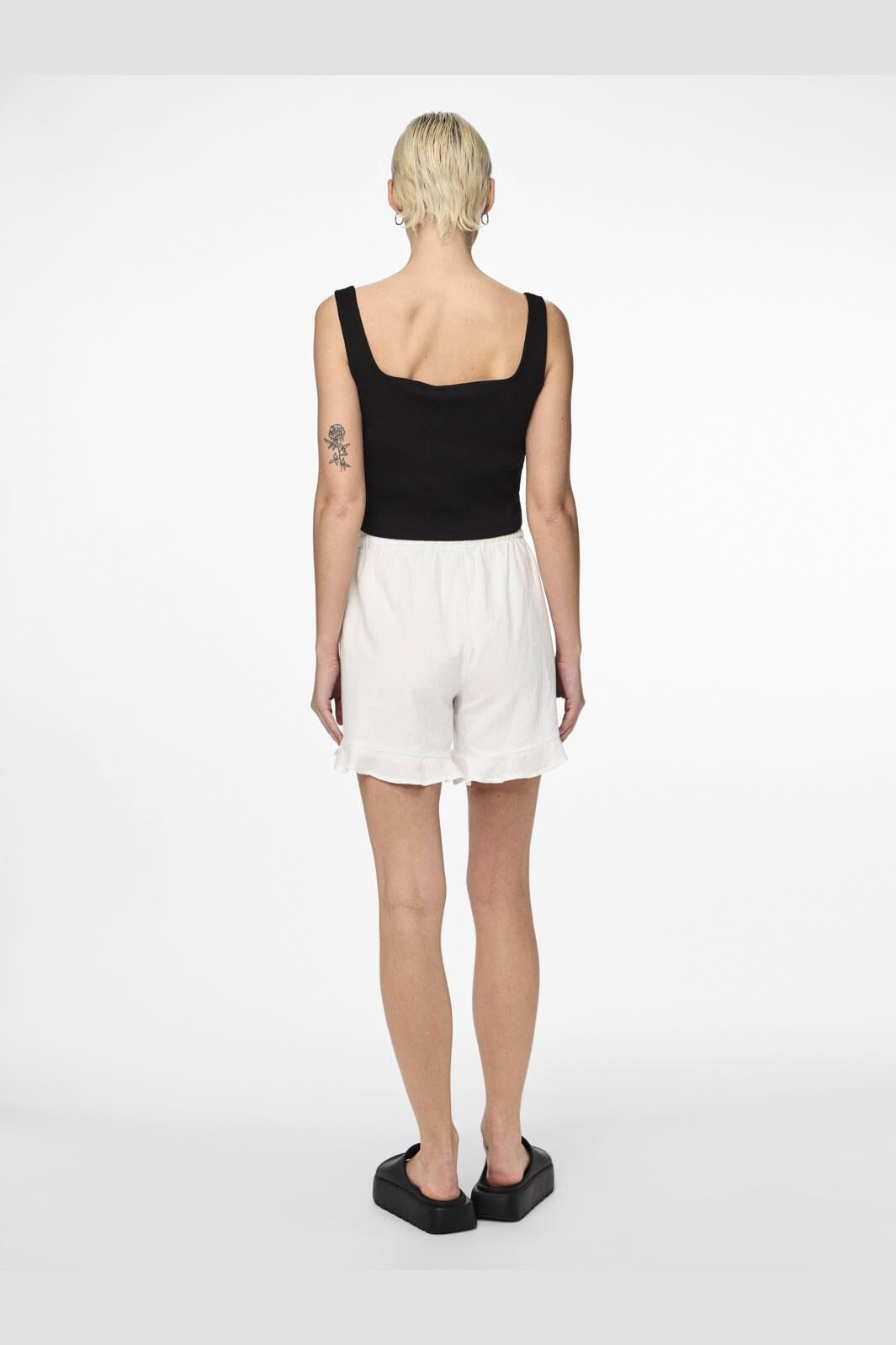 Pieces - Pcmilla Shorts - 4369877 Bright White