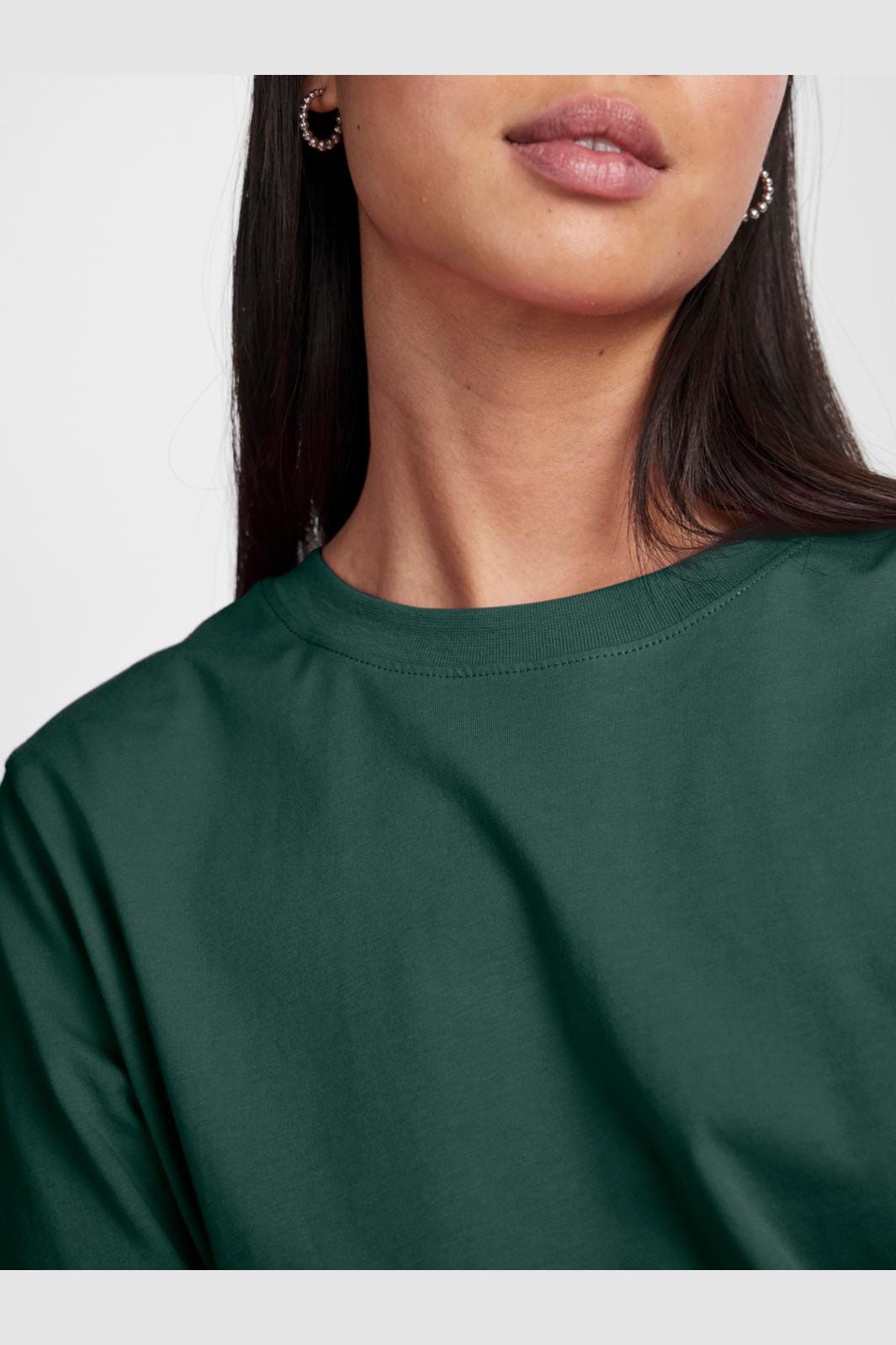 Pieces, Pcria Ss Solid Tee, Trekking Green