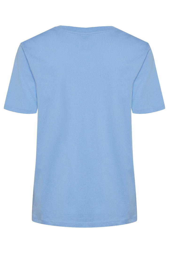 Pieces - Pcria Ss Solid Tee - 4280202 Vista Blue T-shirts 