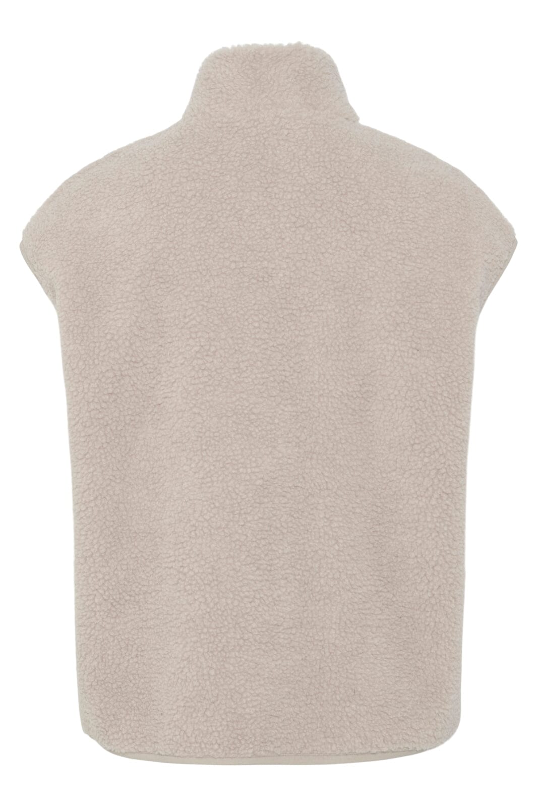 Pieces - Pcsadia Teddy Vest - 4640674 Silver Gray