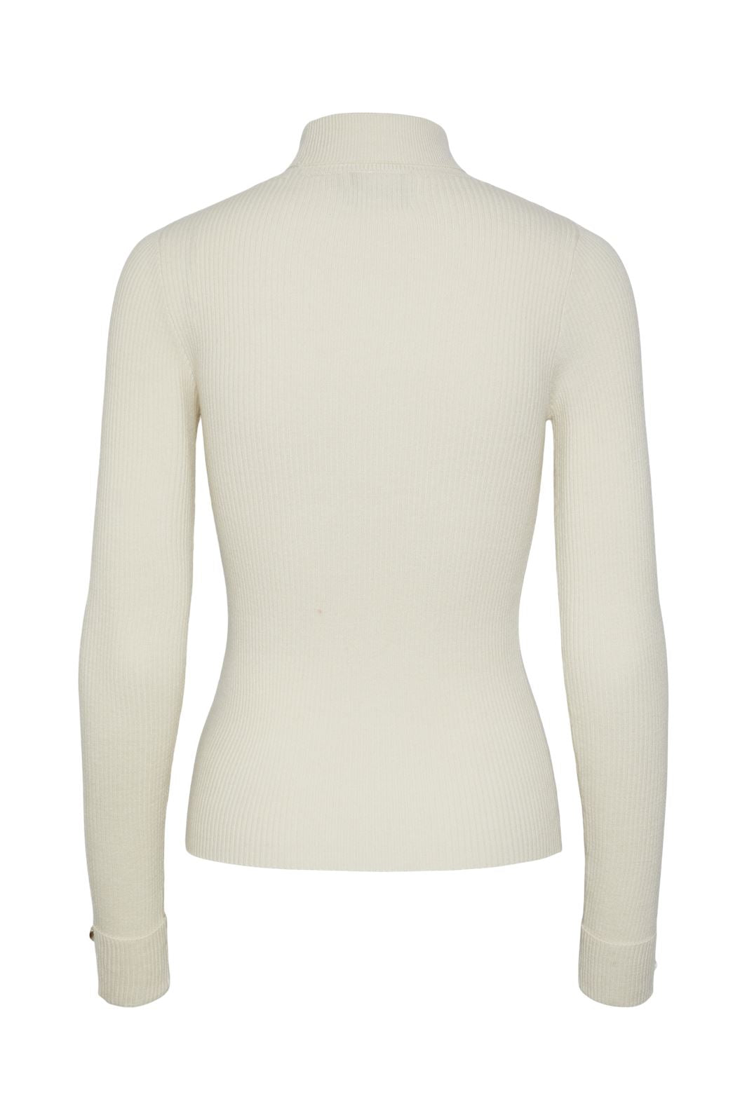 Pieces - Pcsees Ls Roll Neck Knit Pa - 4351330 Birch