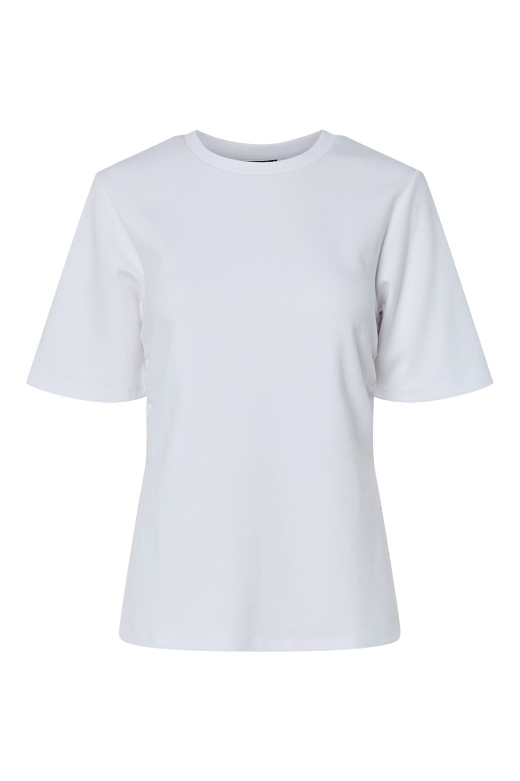 Pieces - Pcskylar Ss Split Tee - 4813037 Bright White