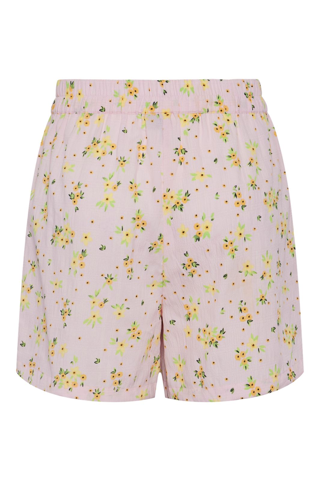 Pieces - Pcstella Shorts - 4624999 Fairy Tale Pale Banana Flower