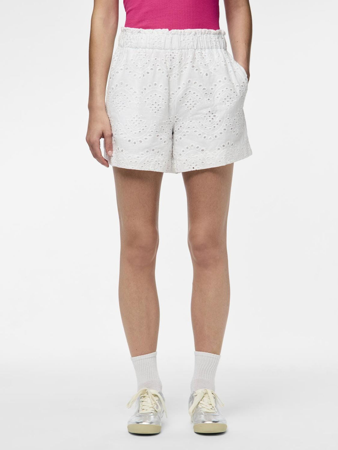 Pieces - Pcvilde Shorts - 4649434 Bright White Shorts 