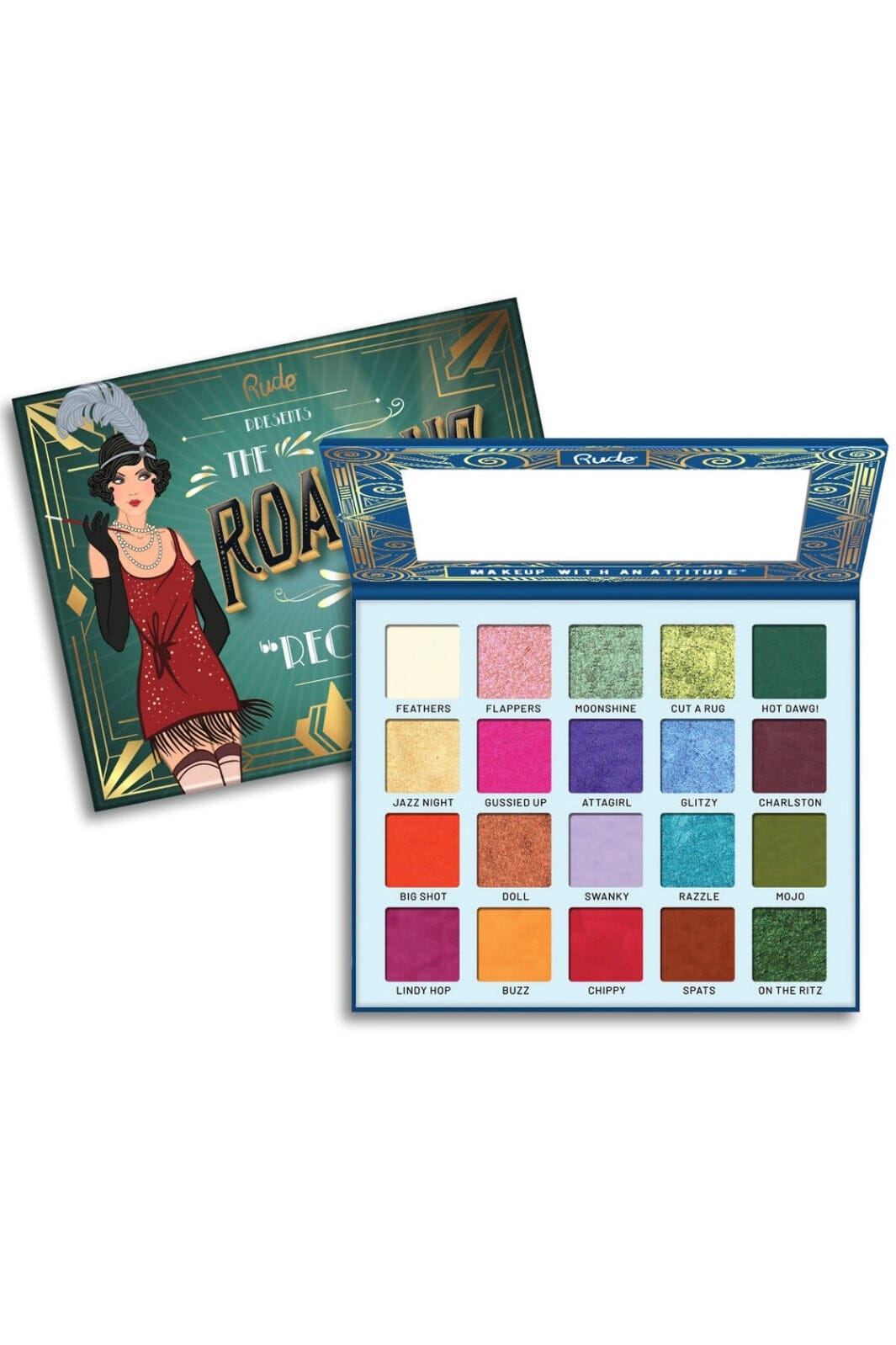 Rude Cosmetics - The Roaring 20's - 20 Eyeshadow Palette - Reckless - Øjenskygge 