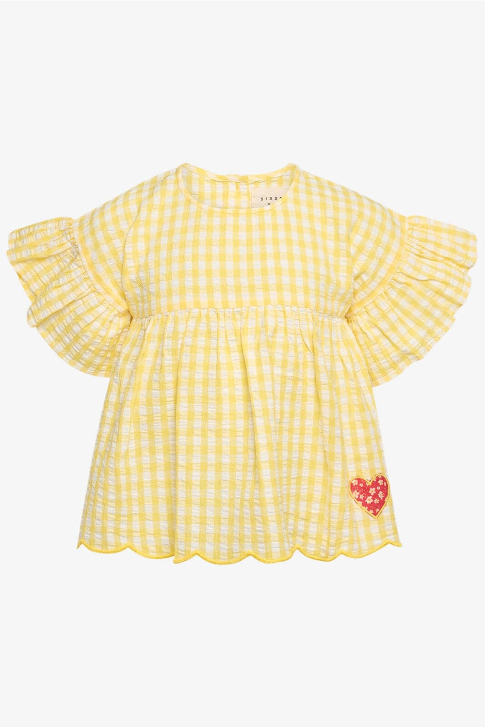 Sissel Edelbo - Charlene MINI Top SE 1515 - Yellow Checks