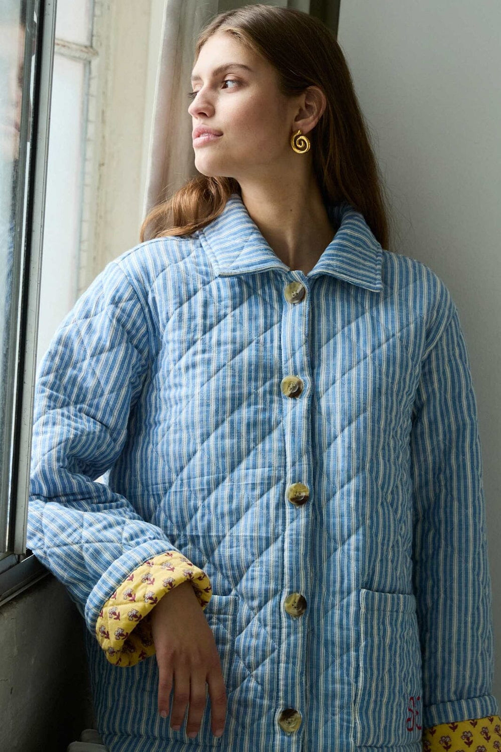 Sissel Edelbo - Ira Jacket SE 1439 - Blue Stripes