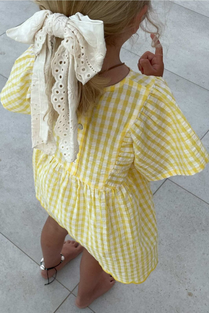 Sissel Edelbo - Katrine MINI Dress SE 1526 - Yellow Checks