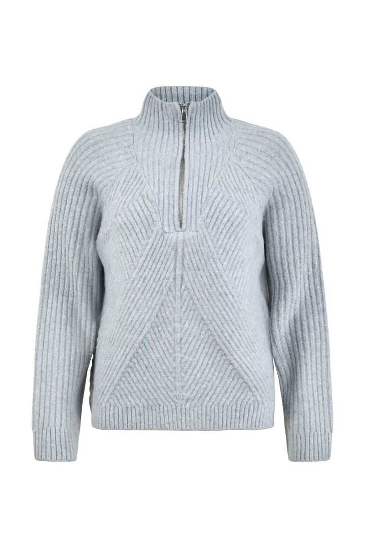 Sofie Schnoor - Sweater - 8010 Grey Melange Sweatshirts 