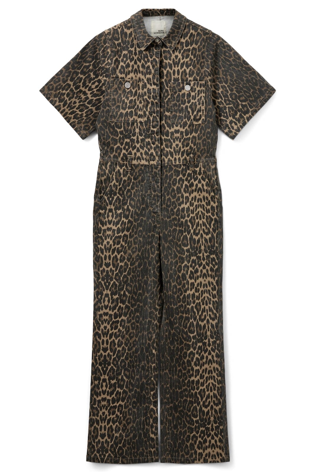 Sofie Schnoor - Wilmasw Jumpsuit S251426 - 9086 - Light Brown Leopard Buksedragter 