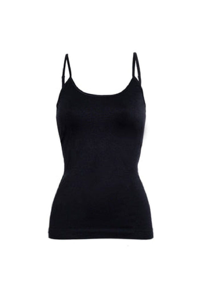 Soft basic - Soffi Top narrow strap 2 pak - black Undertrøjer 