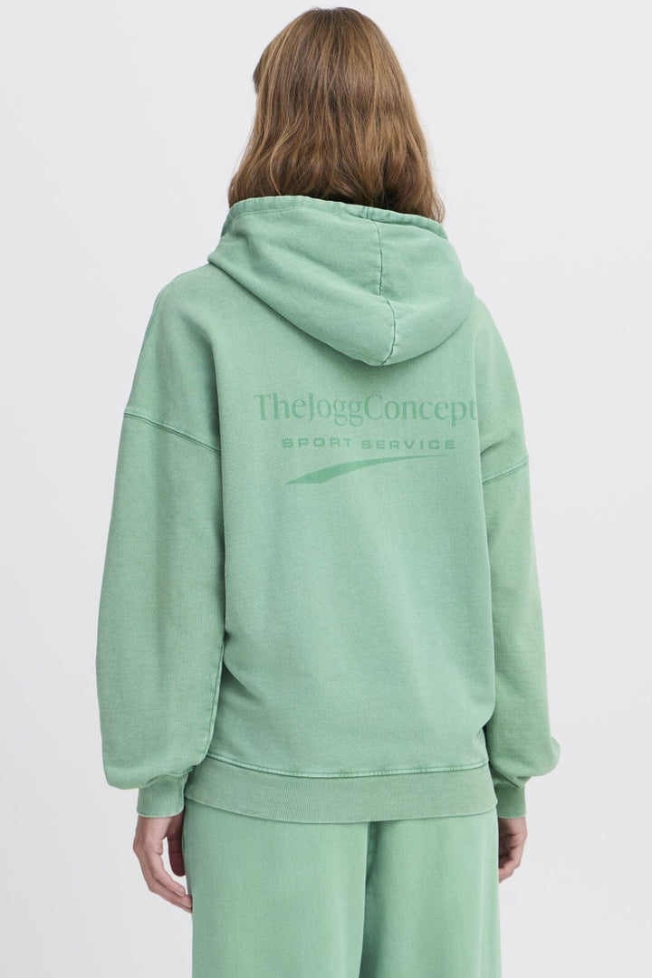 The Jogg Concept - Jcrubi Logo Hoodie - 176153 Fern Green