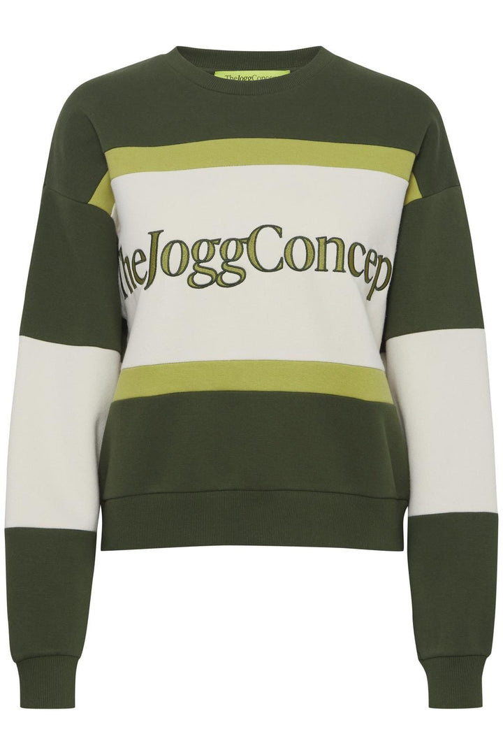 The Jogg Concept - Jcsage Logo Sweatshirt - Rifle Green Mix