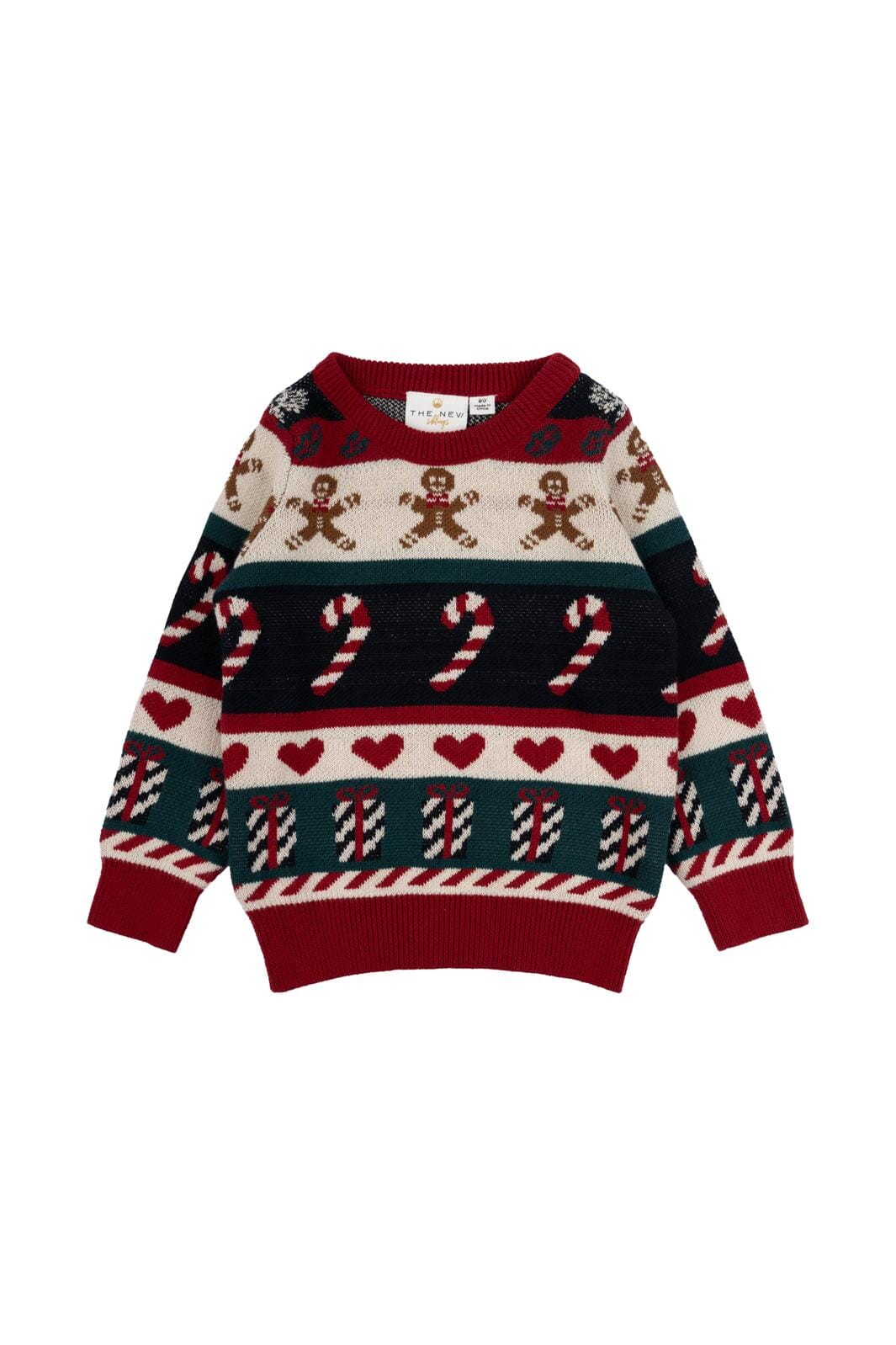 The New Siblings - Tnsholiday Jacquard Pullover TNS5907 - Multi Colour