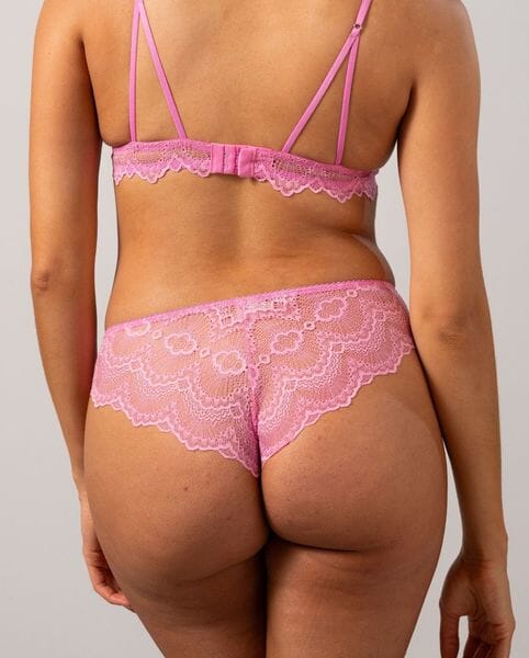 Understatement Underwear - Lace Cheeky - Candy Pink Underbukser 