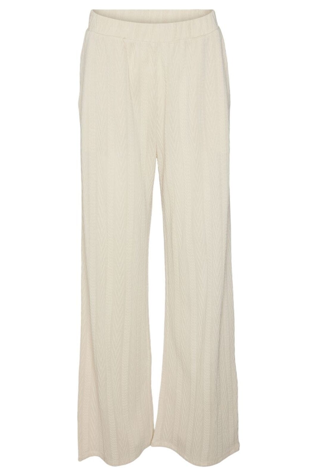 Vero Moda - Vmocasia Wide Pant Btq - 4606928 Tapioca Bukser 