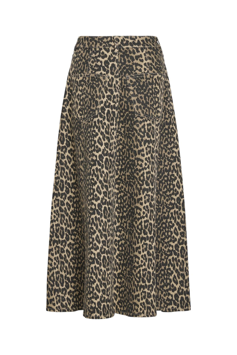 Vila - Vichia Leopard Skirt - 4766400 Birch Leopard