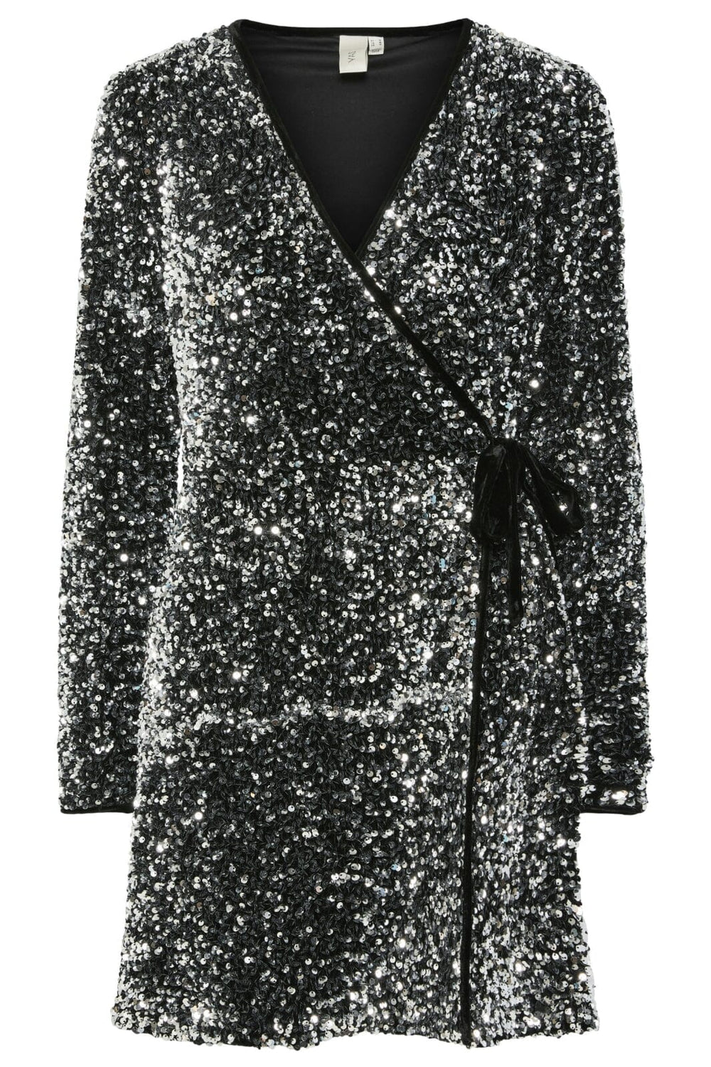 Y.A.S - Yaselle Ls Wrap Dress 26036618 - 4673182 - Silver