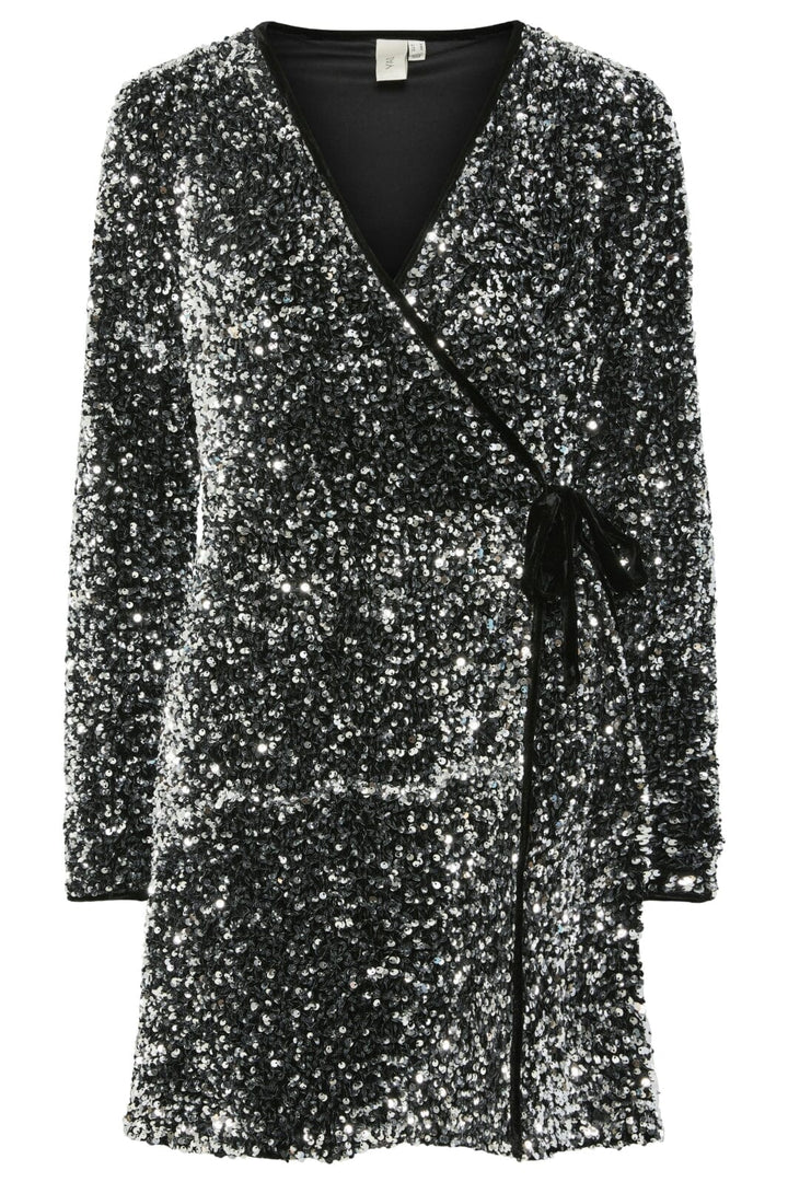 Y.A.S - Yaselle Ls Wrap Dress 26036618 - 4673182 - Silver