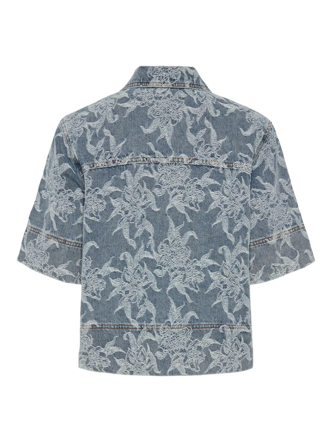 Y.A.S - Yasflamera 2/4 Denim Shirt - 4680586 Light Blue