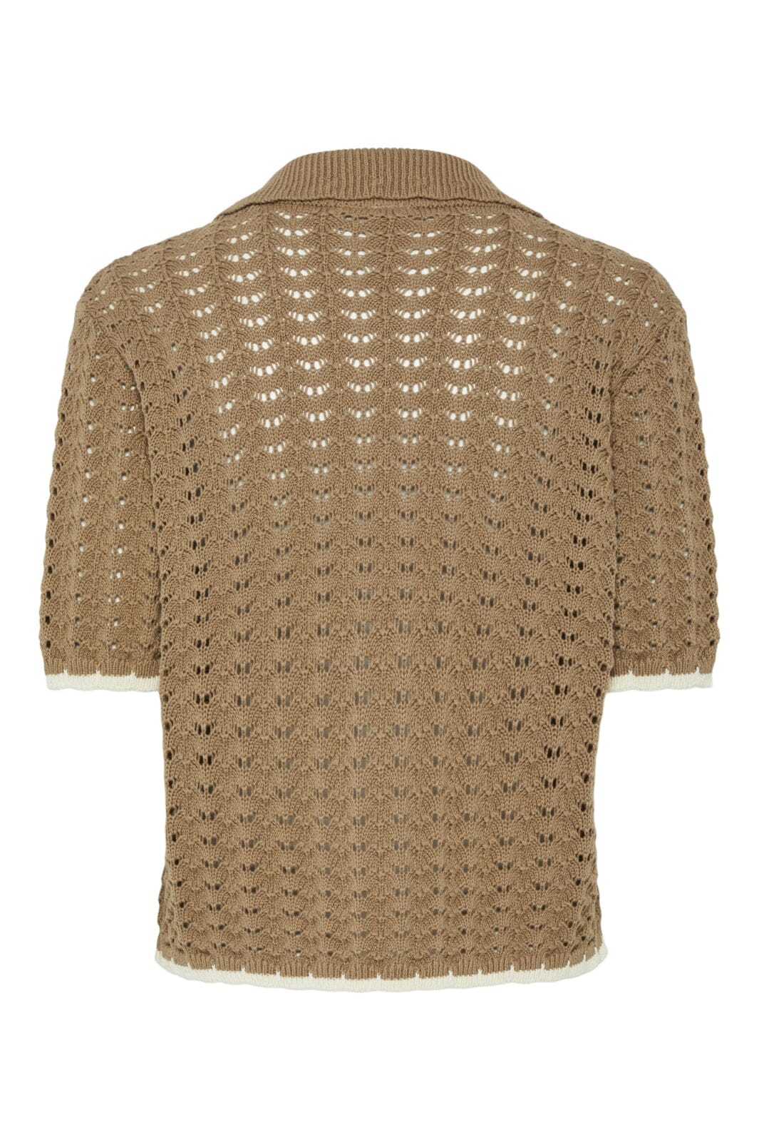 Y.A.S - Yasjune Ss Knit Top - 4667430 Tigers Eye Birch